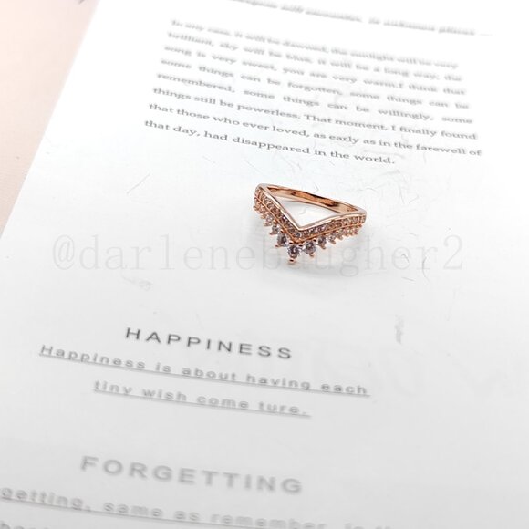 Pandora Princess Wishbone Ring - Picture 6 of 8